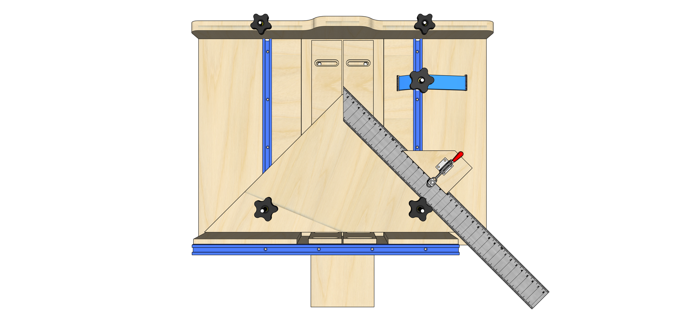 Flagship Table Saw Sled Delivered in a Box! - Compact Size