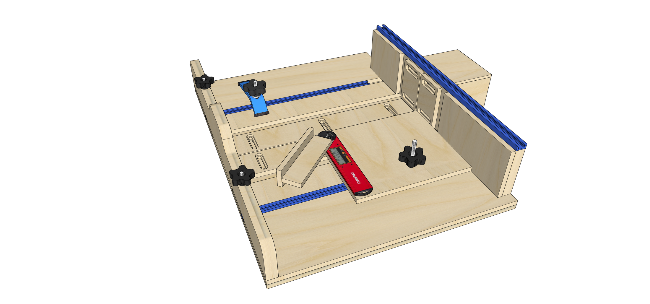 Flagship Table Saw Sled Delivered in a Box! - Compact Size