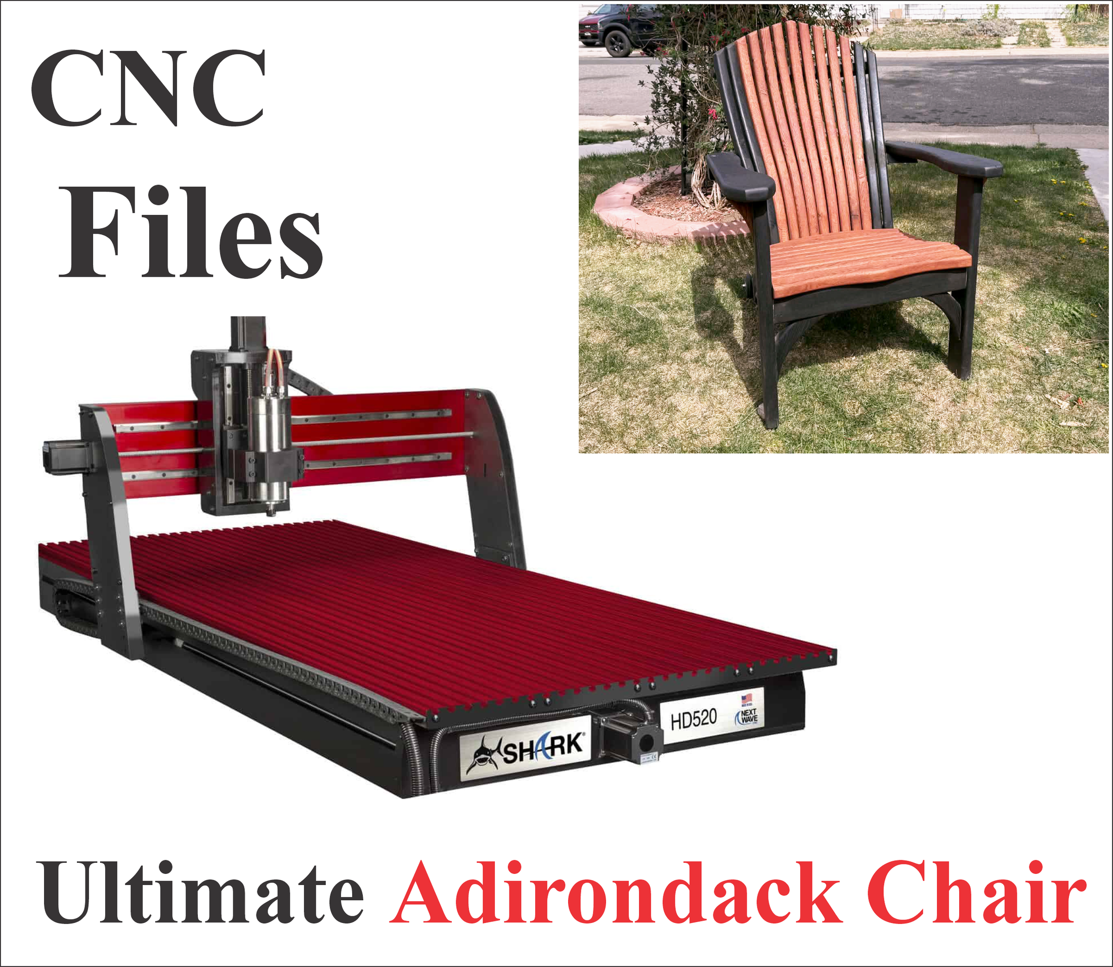 Ultimate Adirondack CNC Files