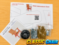 COMPLETE BUILD KIT! Classic Adirondack Chair Kit with Cardstock Templates