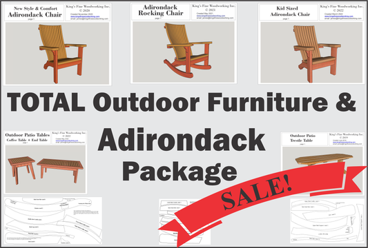 Total Outdoor Furniture & Adirondack Package Classic Style