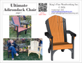 Brand New! Ultimate Adirondack Chair