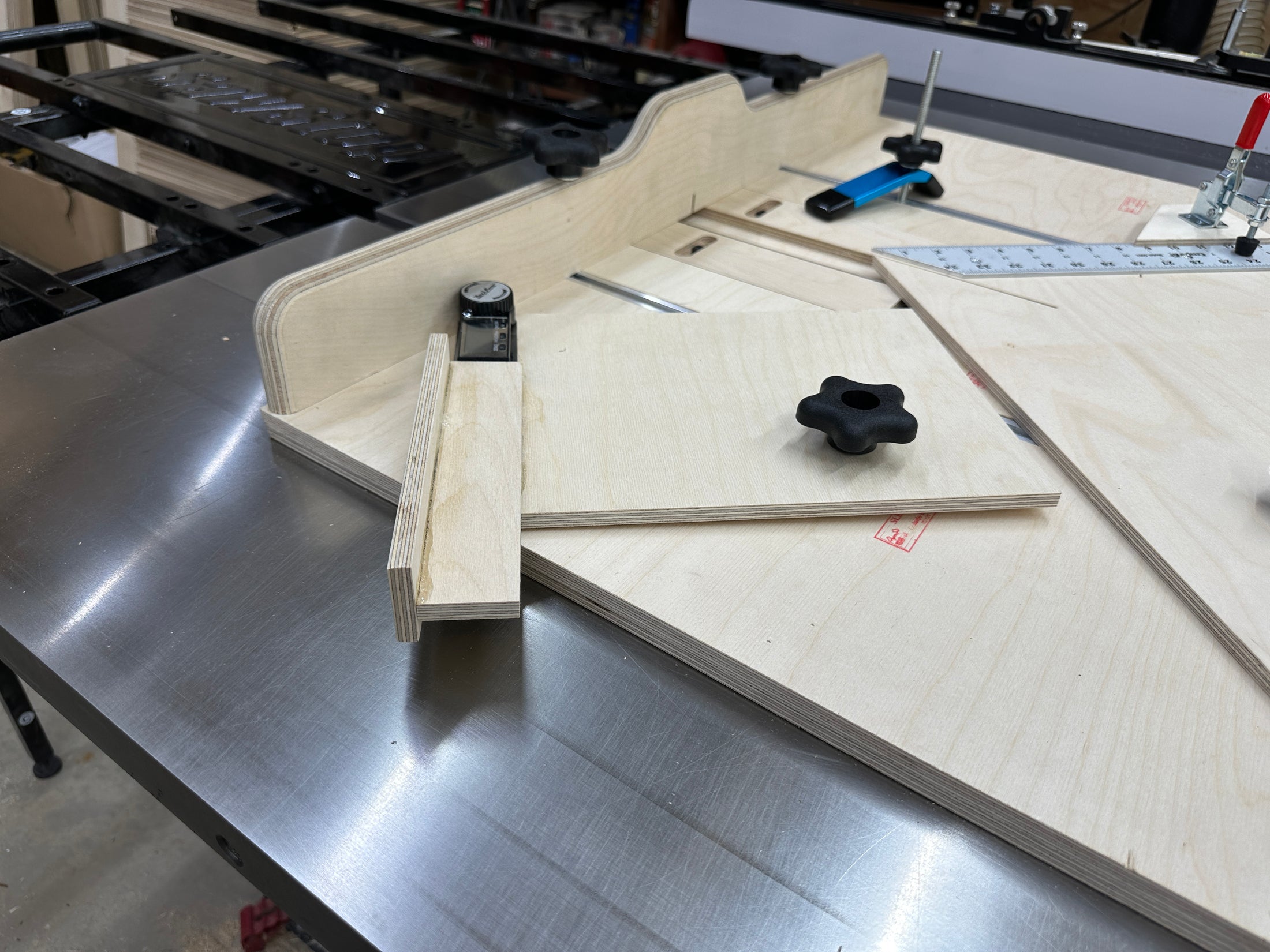 FLAGSHIP TABLE SAW SLED PLANS with PAPER TEMPLATES