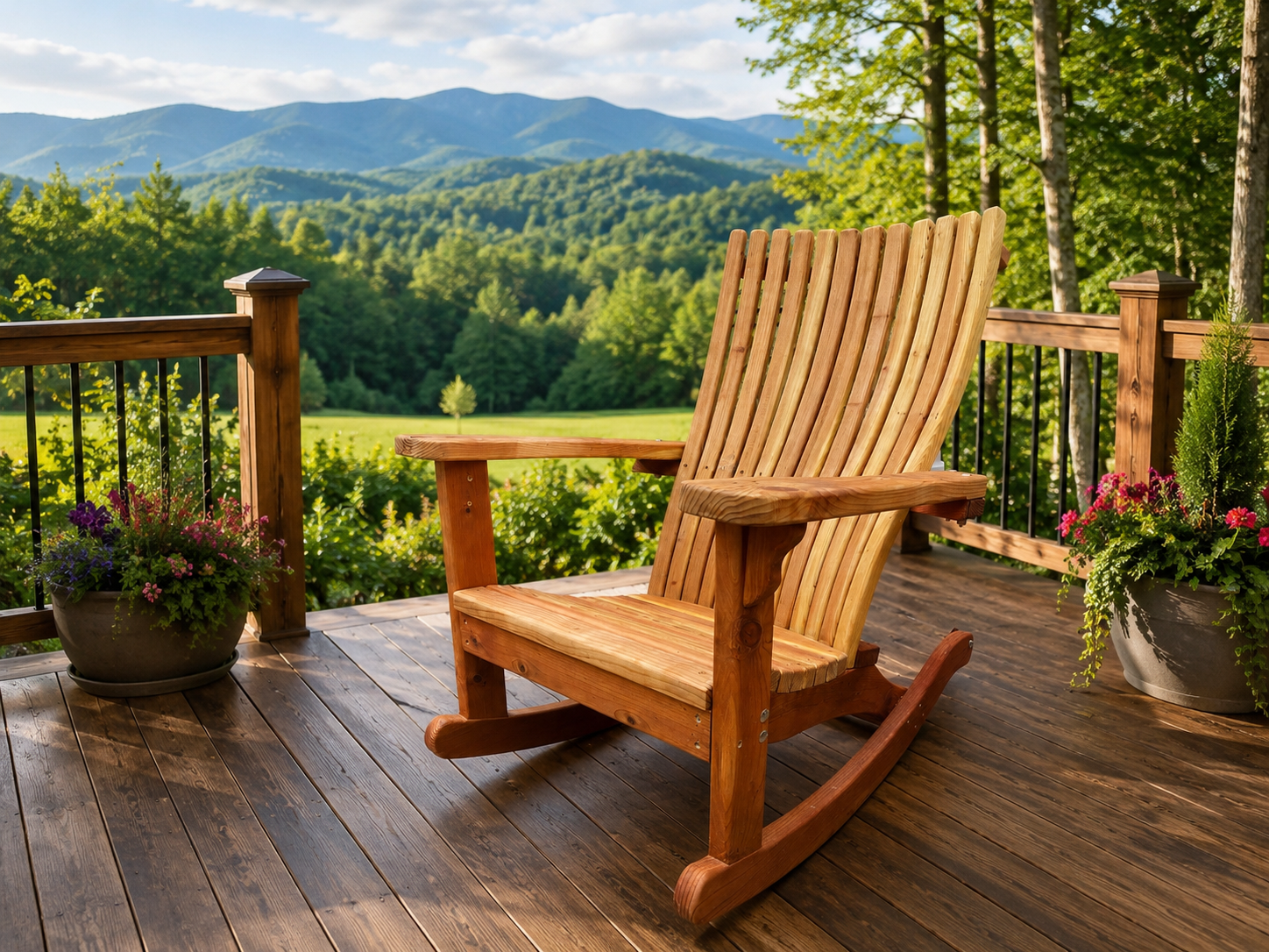 COMPLETE BUILD KIT! Classic Adirondack ROCKER Kit with Baltic Birch Templates