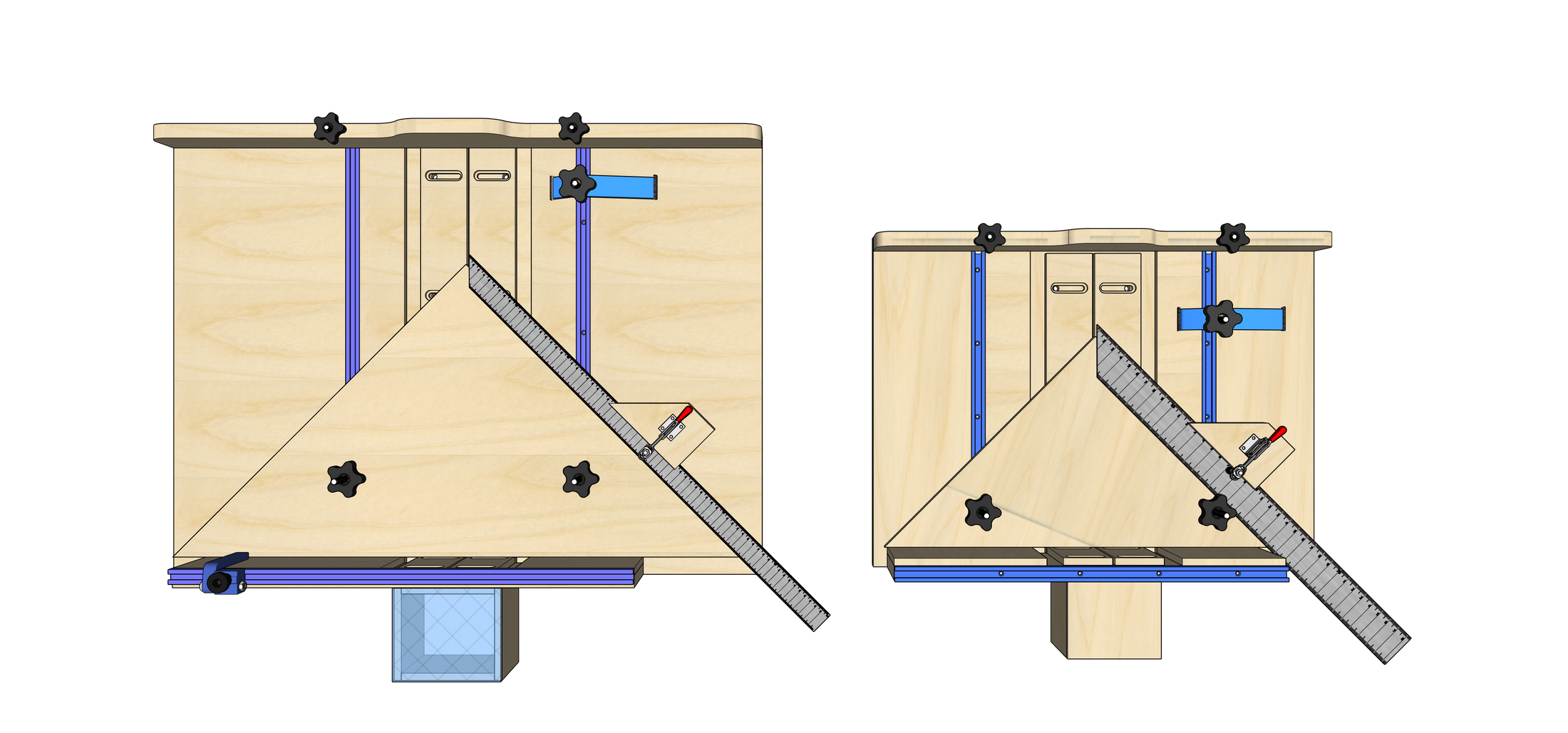 Flagship Table Saw Sled Delivered in a Box! - Compact Size