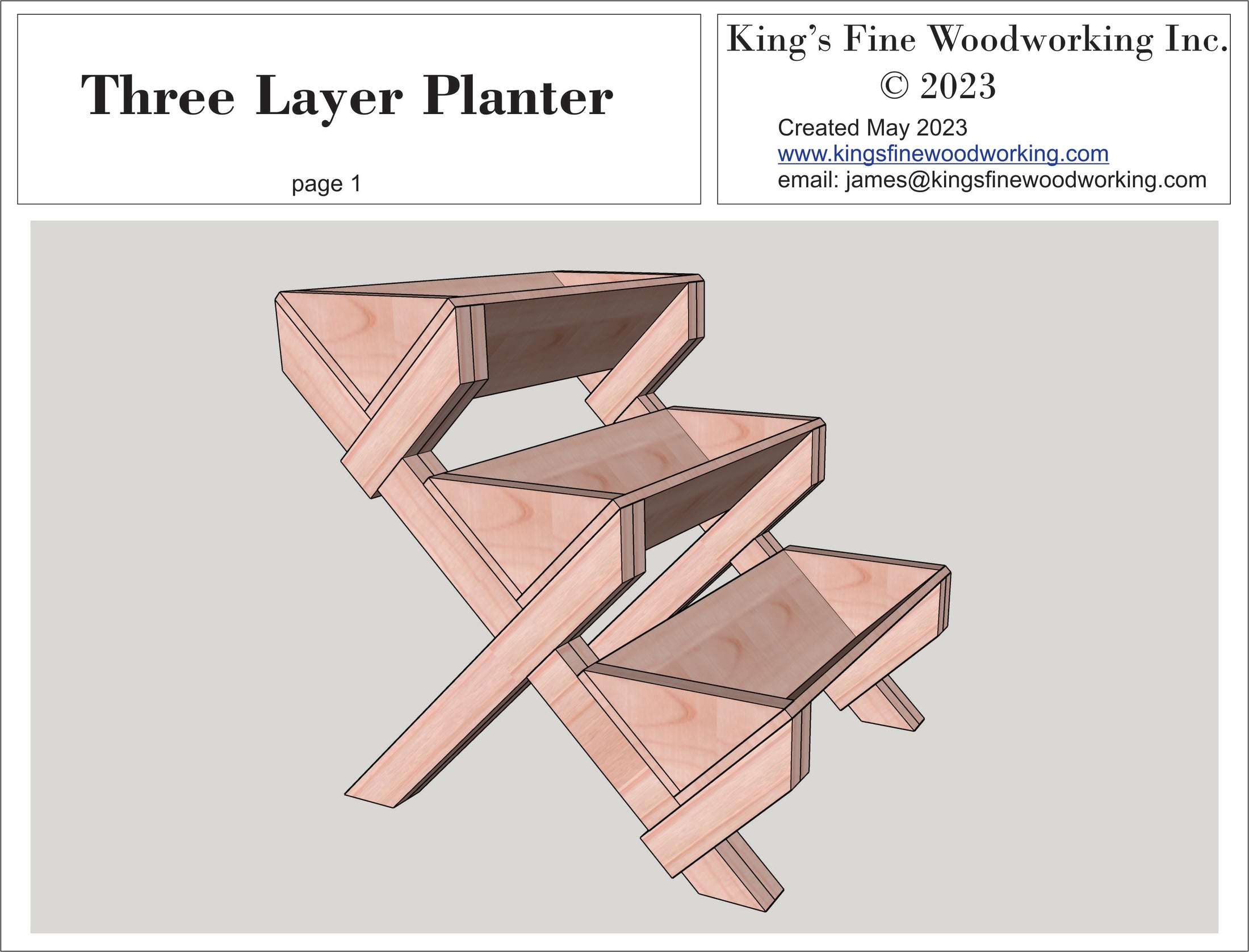 Three Level Planter
