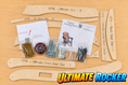 COMPLETE BUILD KIT! Ultimate Adirondack Rocker Kit with Baltic Birch Templates