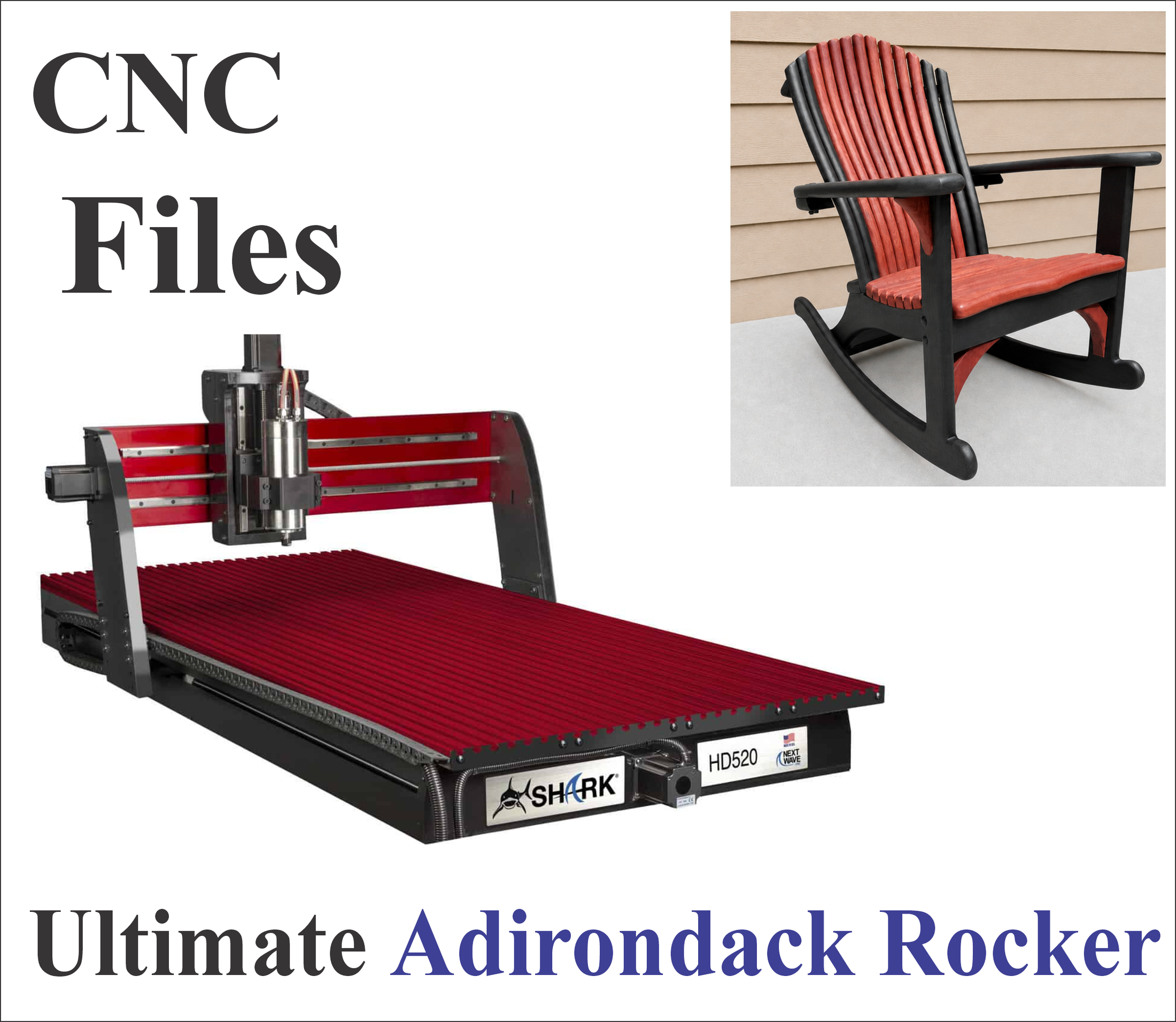 Ultimate Adirondack Chair CNC Files