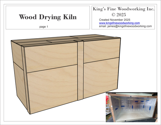 3D Plans for the Wood Drying Kiln