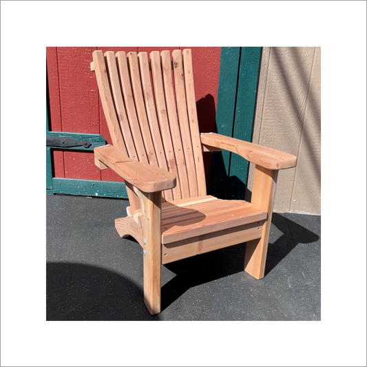 Classic Kids Adirondack Chair Baltic Birch Wood Templates, CNC cut.