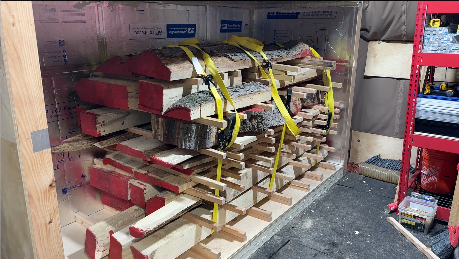 3D Plans for the Wood Drying Kiln