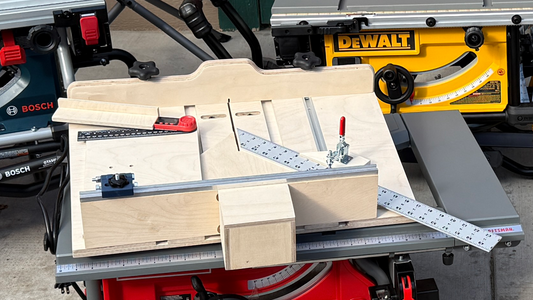 Flagship Table Saw Sled Delivered in a Box! - Compact Size