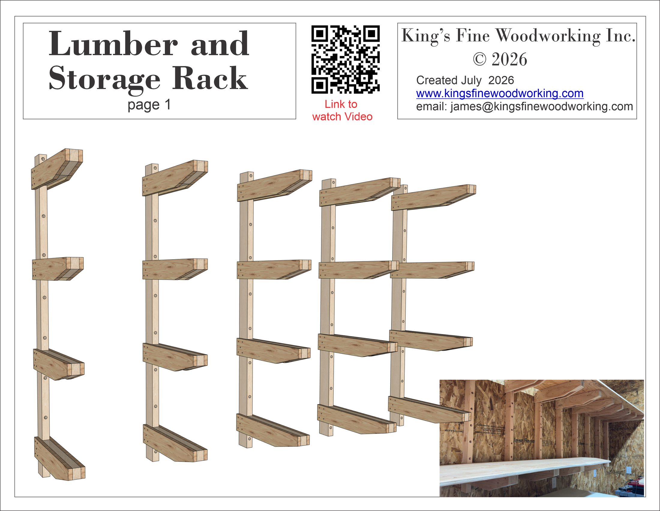 Lumber and Storage Rack