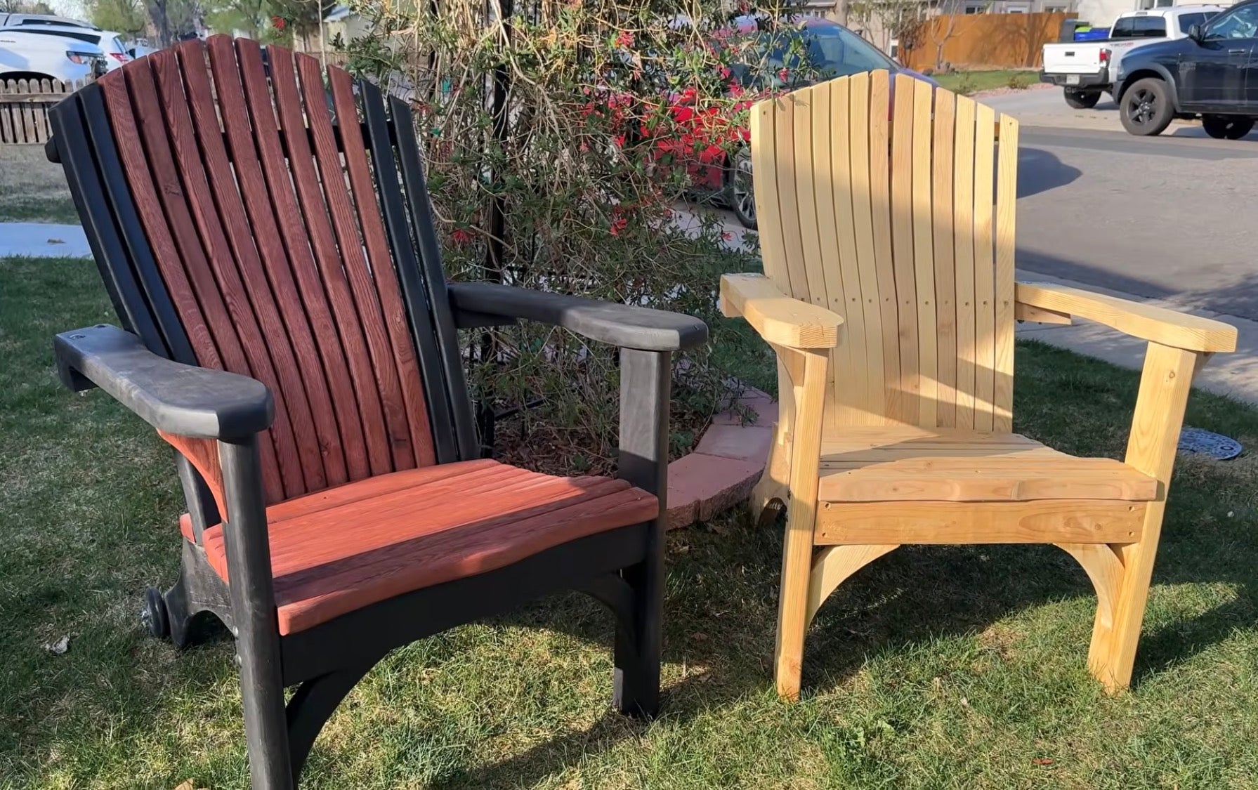 Ultimate Adirondack Chair Baltic Birch Wood Templates, CNC cut.