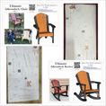 Ultimate Combo Adirondack Package Ultimate Chair and Ultimate Rocker w/ paper templates for both