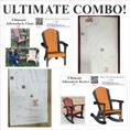 Ultimate Combo Adirondack Package Ultimate Chair and Ultimate Rocker w/ paper templates for both