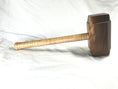 Load image into Gallery viewer, FULL SIZE - Woodworking Mallet like Thor's Hammer Mjolnir from Walnut and Tiger Maple
