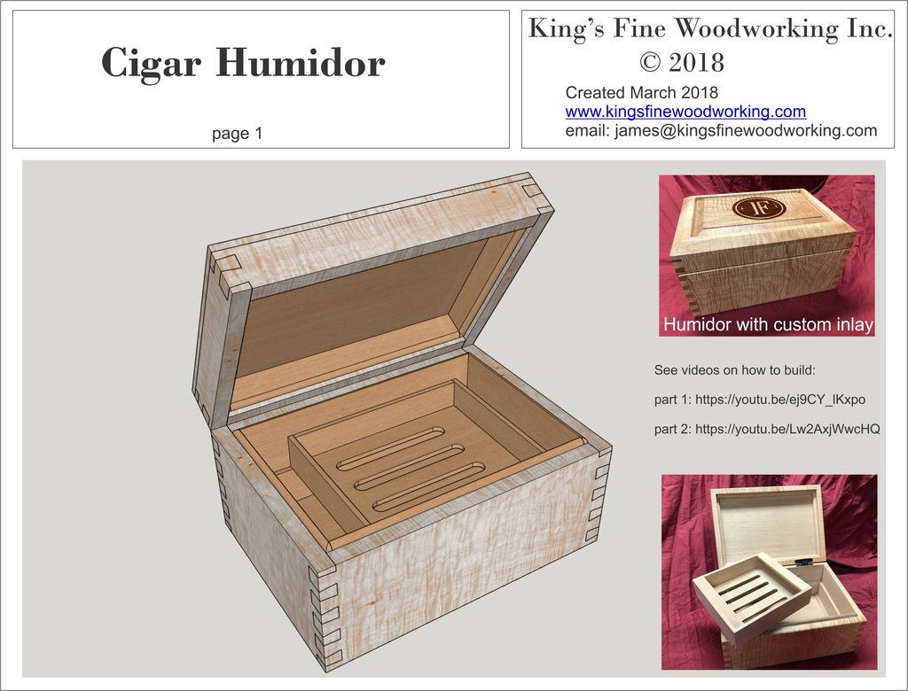 Cigar Humidor Woodworking Plans