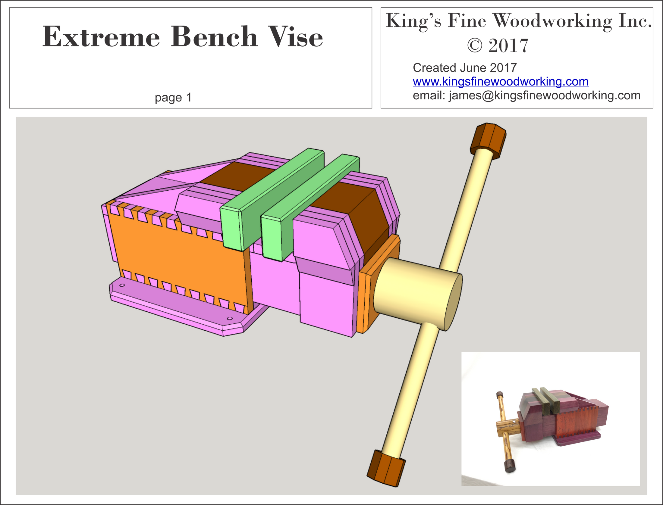Extreme Bench Vise Plans