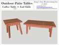 Load image into Gallery viewer, Outdoor Patio Tables, Coffee Table and End Table
