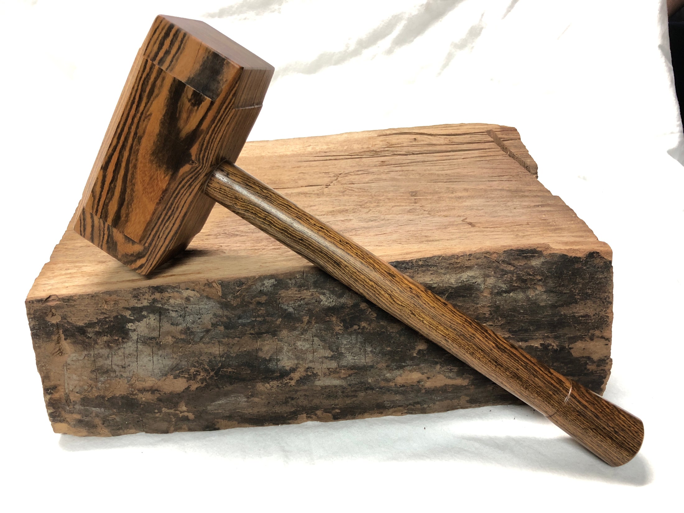 Thor's Hammer Woodworking Mallet Bocote Head Bocote Handle