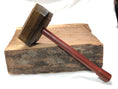 Load image into Gallery viewer, Thor's Hammer Woodworking Mallet Bocote Head Redheart Handle
