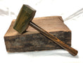 Load image into Gallery viewer, Thor's Hammer Woodworking Mallet Lignum Vitae Head Bocote  Handle
