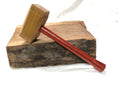 Load image into Gallery viewer, Thor's Hammer Woodworking Mallet Lignum Vitae Head Padauk Handle
