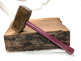 Load image into Gallery viewer, Thor's Hammer Woodworking Mallet Lignum Vitae Head Purpleheart Handle
