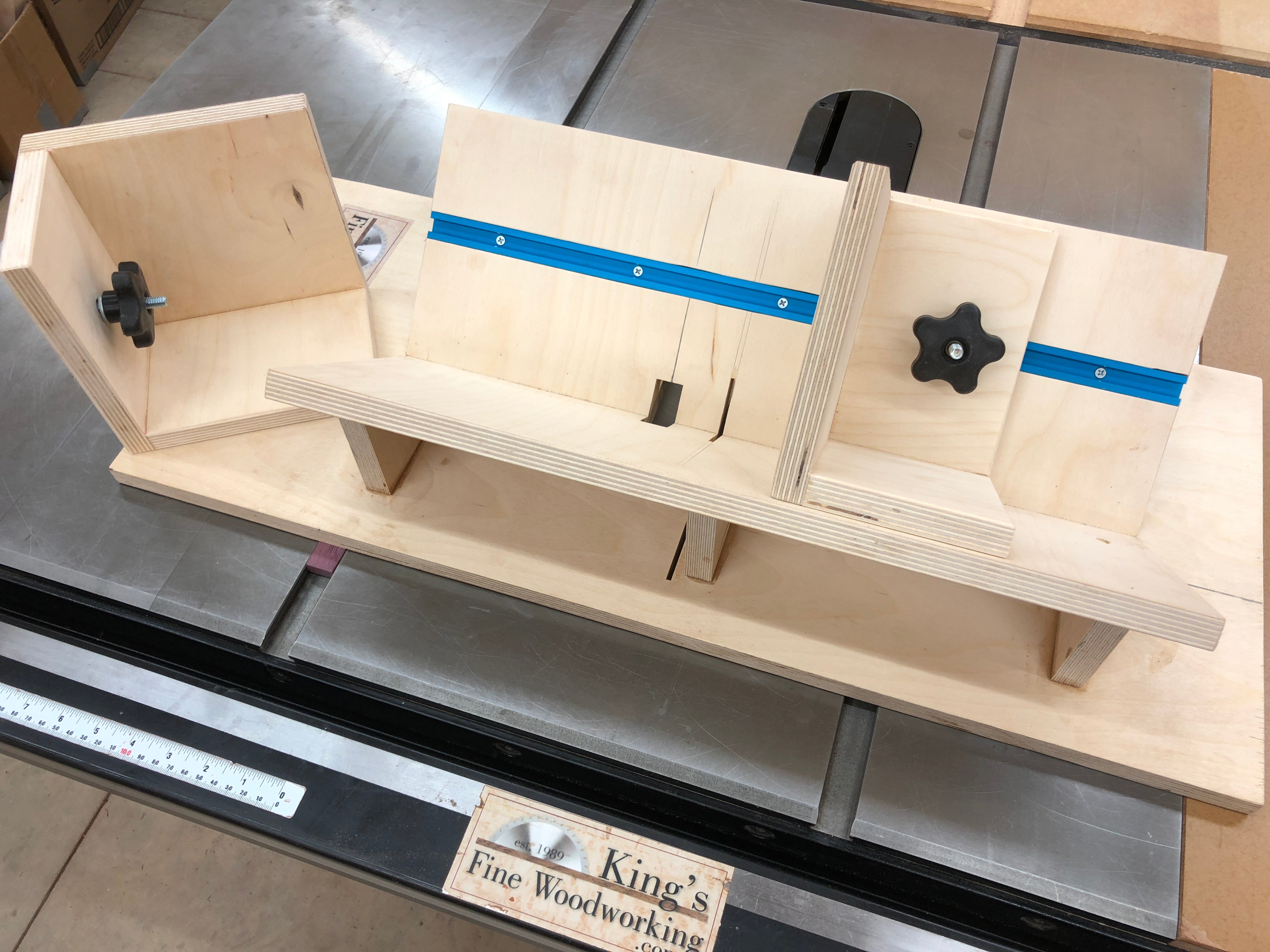 Miter Spline and Dovetail Key Jig Plans – King's Fine Woodworking Inc