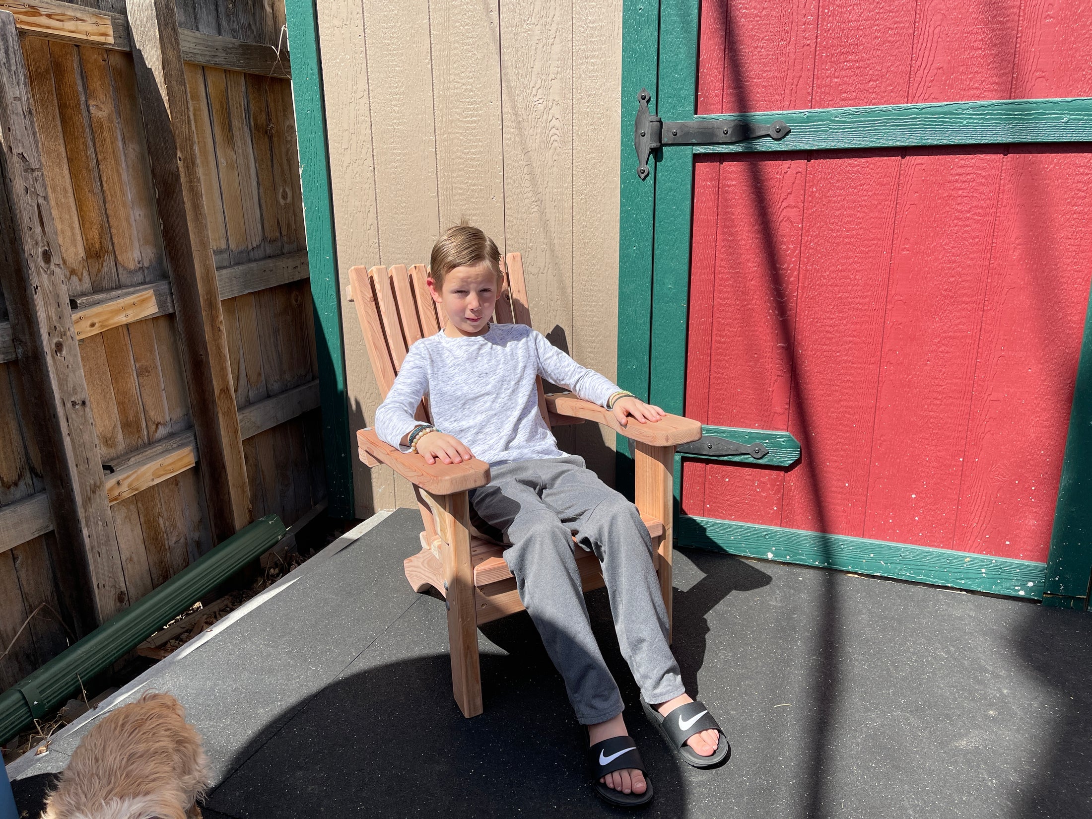 Kid Sized Adirondack Chair, New Comfort Design 3-D Plans