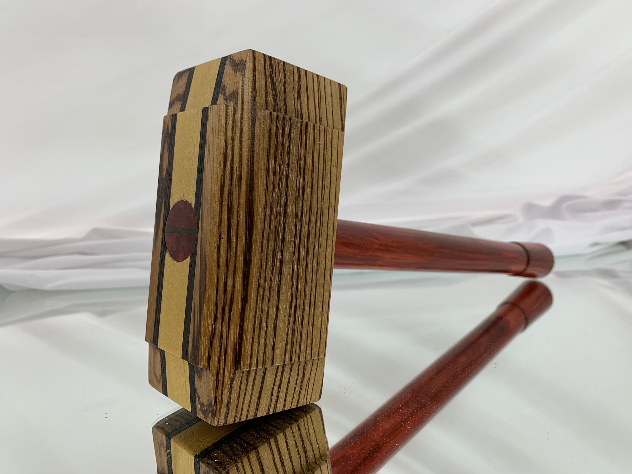 FULL SIZE - Multi-Species Thor's Hammer Woodworking Mallet Mjolnir Exotic Woods