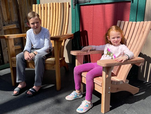 Kid Sized Adirondack Chair, New Comfort Design 3-D Plans