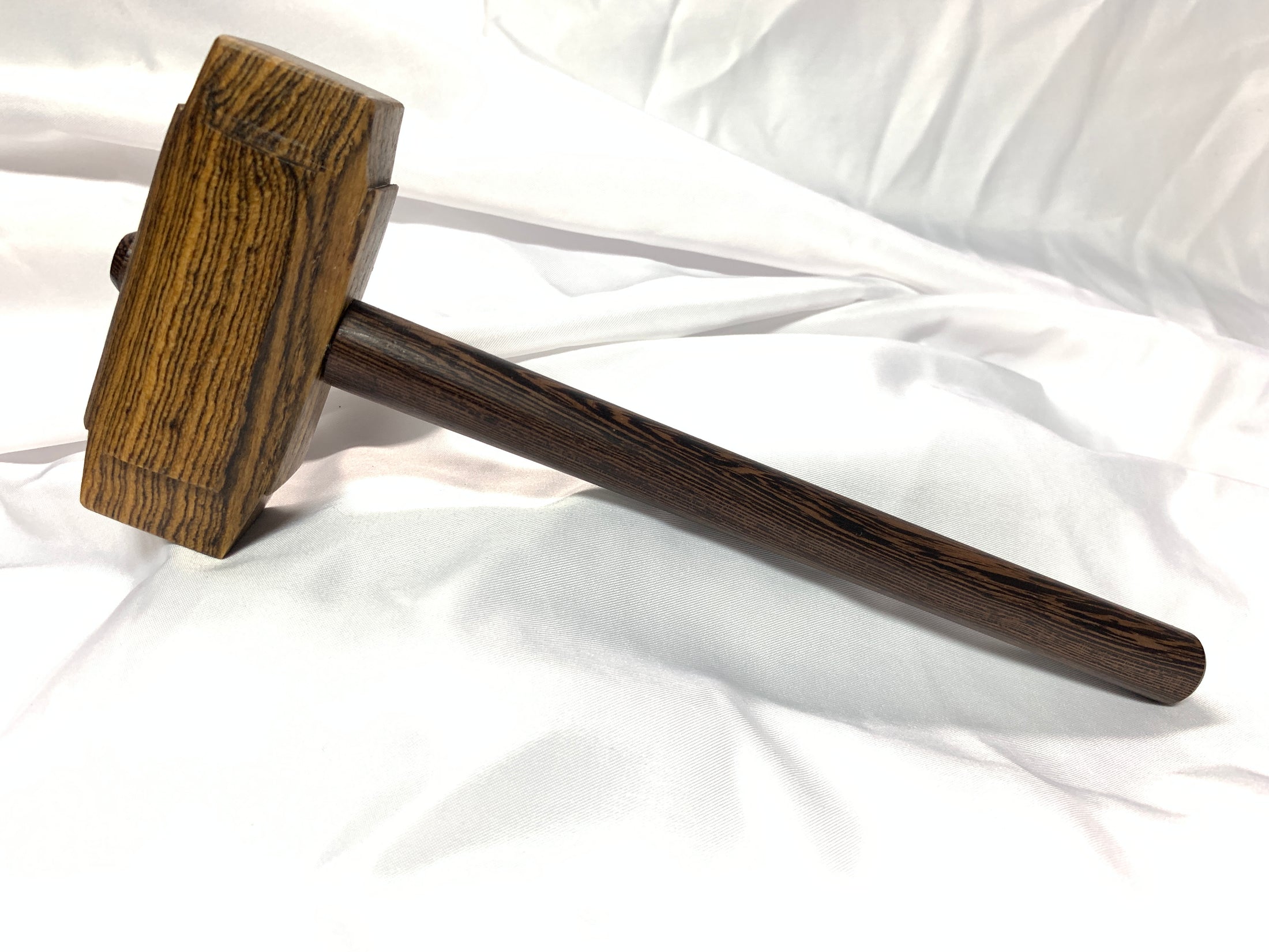 Thors Hammer Woodworking Mallet Bocote Head with Wenge Handle Kings Fine Woodworking