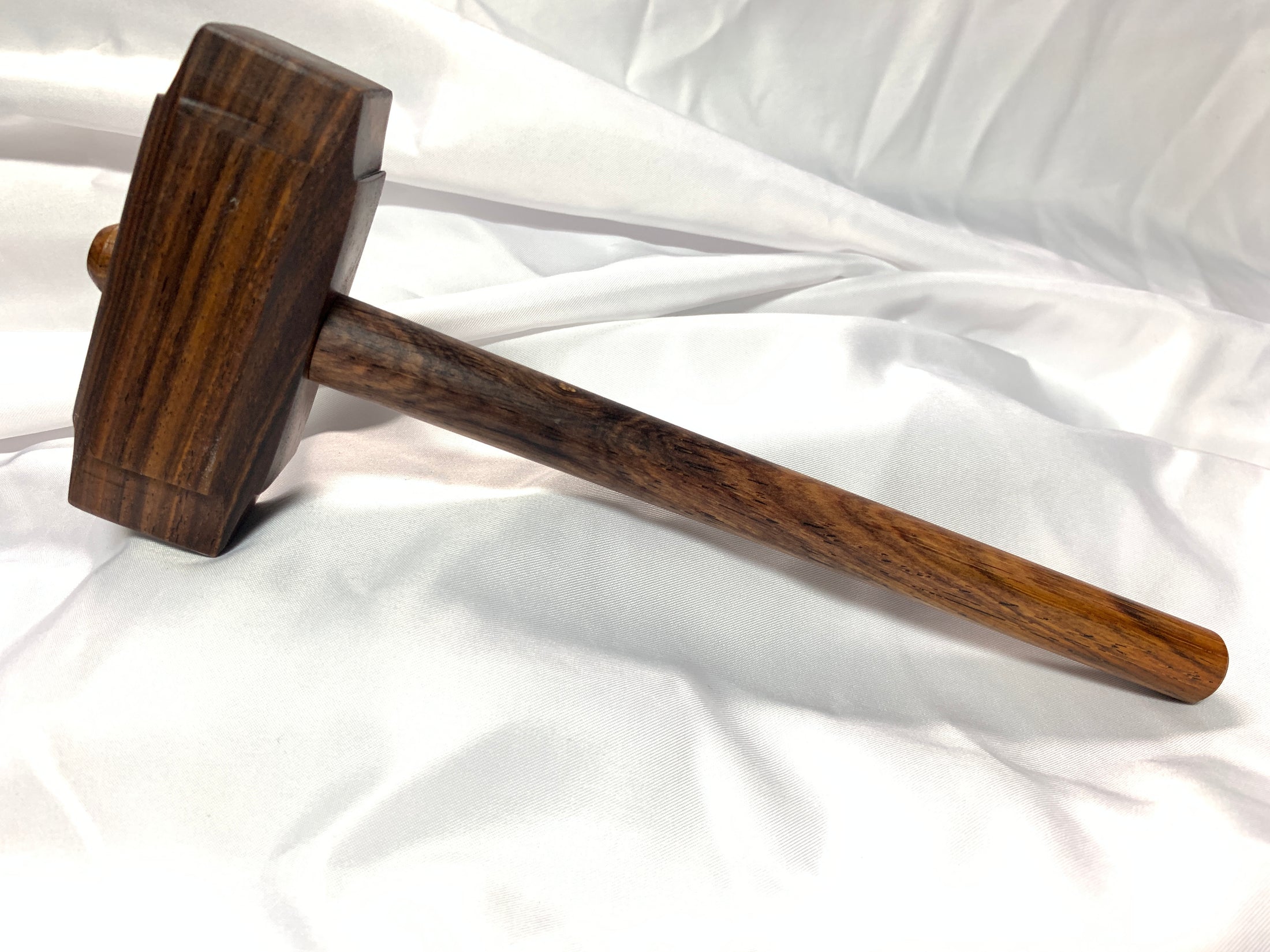 Thors Hammer Woodworking Mallet Cocobolo Head with Cocobolo Handle Kings Fine Woodworking
