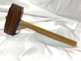 Load image into Gallery viewer, Thors Hammer Woodworking Mallet Cocobolo Head with Lignum Vitae Handle Kings Fine Woodworking
