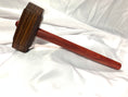 Load image into Gallery viewer, Thors Hammer Woodworking Mallet Cocobolo Head with Redheart Handle Kings Fine Woodworking
