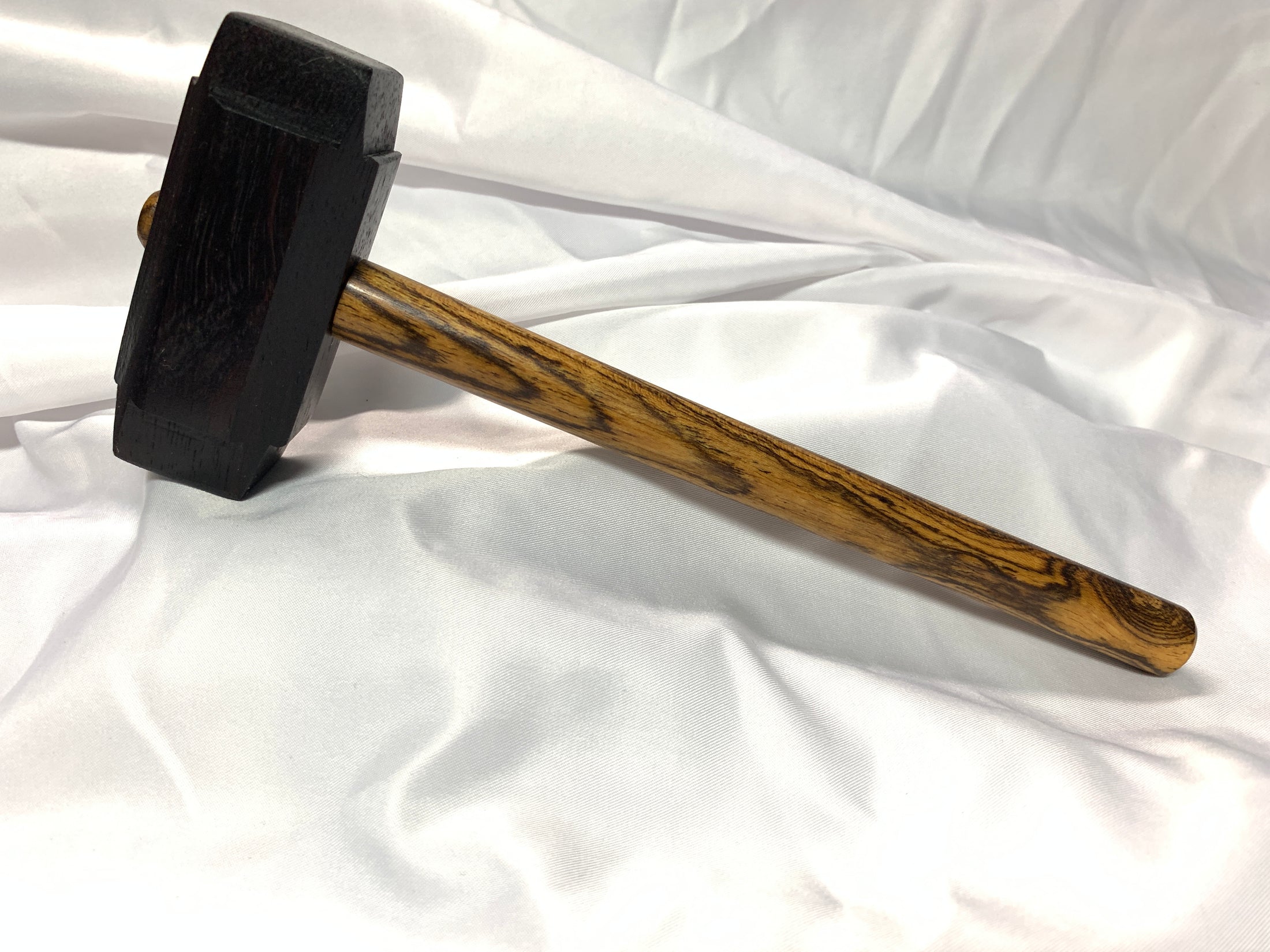 Thors Hammer Woodworking Mallet East Indian Rosewood Head with Bocote Handle Kings Fine Woodworking