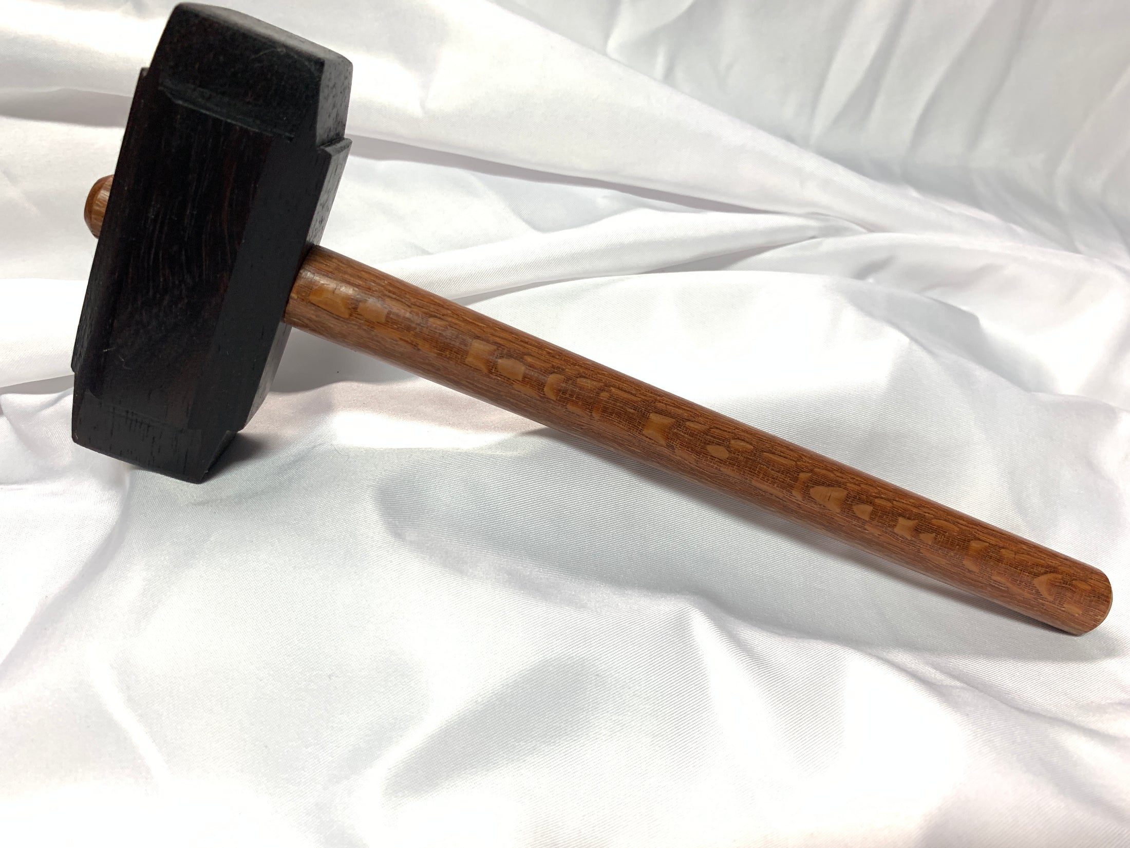 Thors Hammer Woodworking Mallet East Indian Rosewood Head with Leopardwood Handle Kings Fine Woodworking