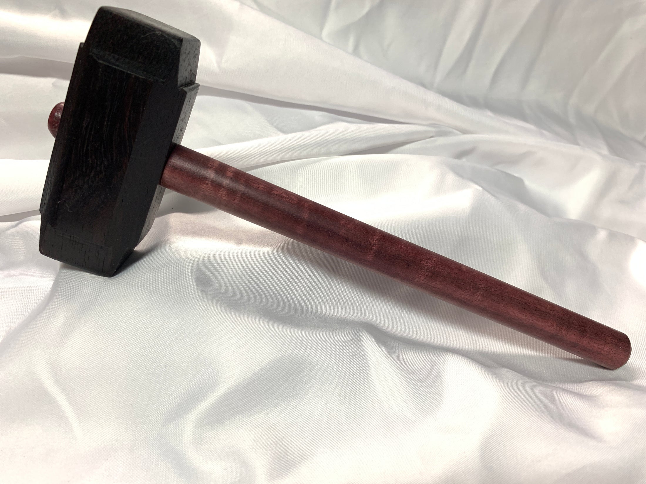 Thors Hammer Woodworking Mallet East Indian Rosewood Head with Purpleheart Handle Kings Fine Woodworking