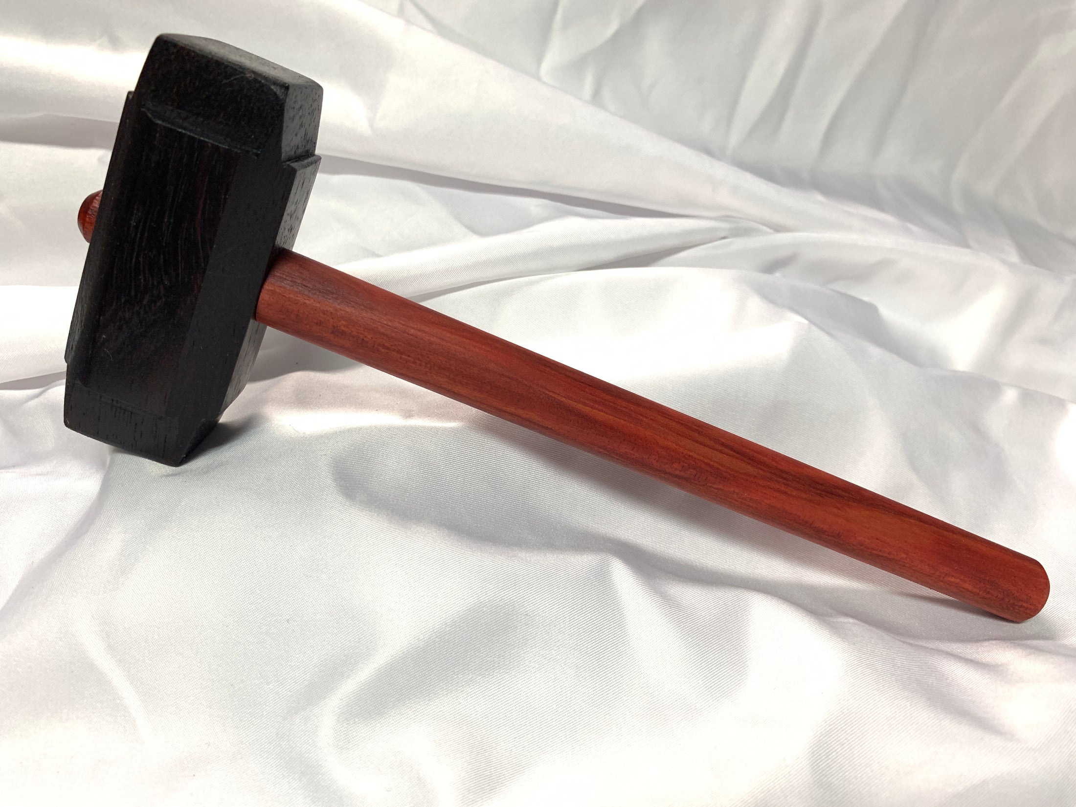 Thors Hammer Woodworking Mallet East Indian Rosewood Head with Redheart Handle Kings Fine Woodworking
