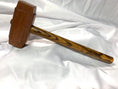 Load image into Gallery viewer, Thors Hammer Woodworking Mallet Leopardwood Head with Bocote Handle Kings Fine Woodworking
