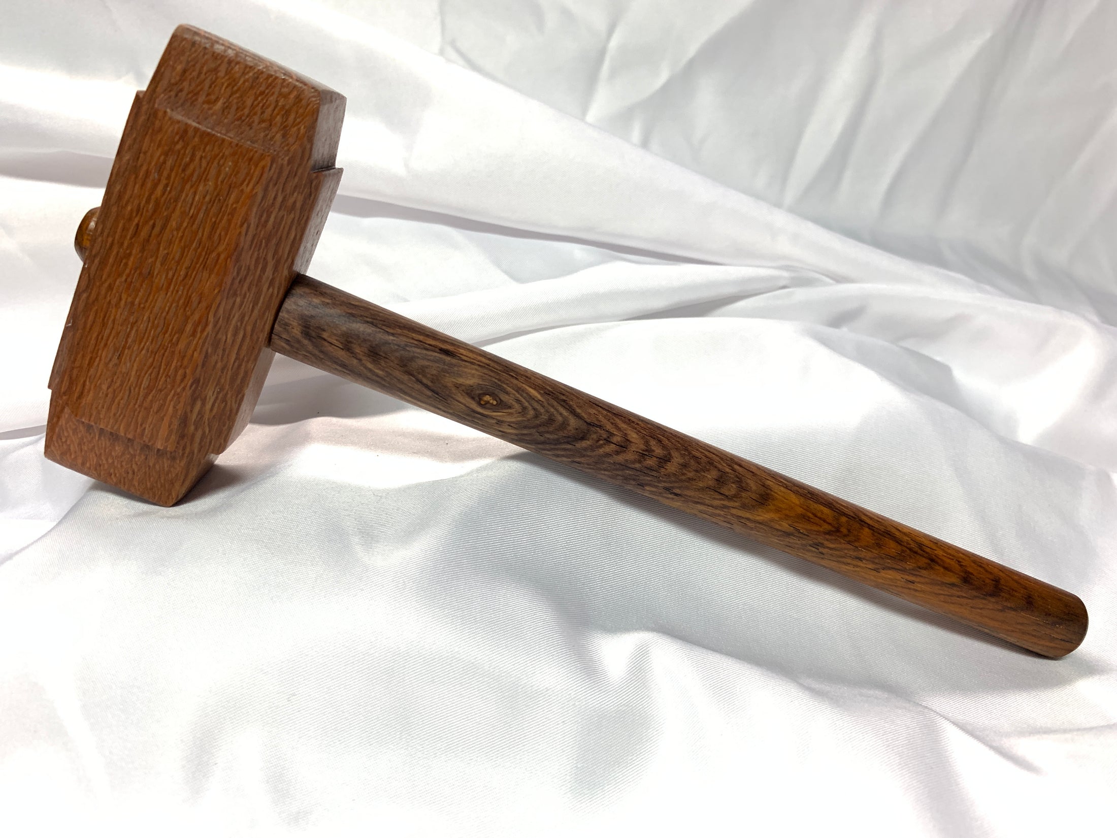 Thors Hammer Woodworking Mallet Leopardwood Head with Cocobolo Handle Kings Fine Woodworking