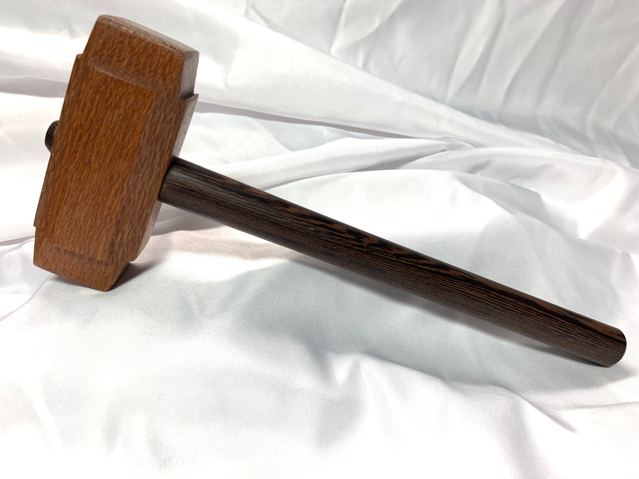 Thors Hammer Woodworking Mallet Leopardwood Head with Wenge Handle Kings Fine Woodworking