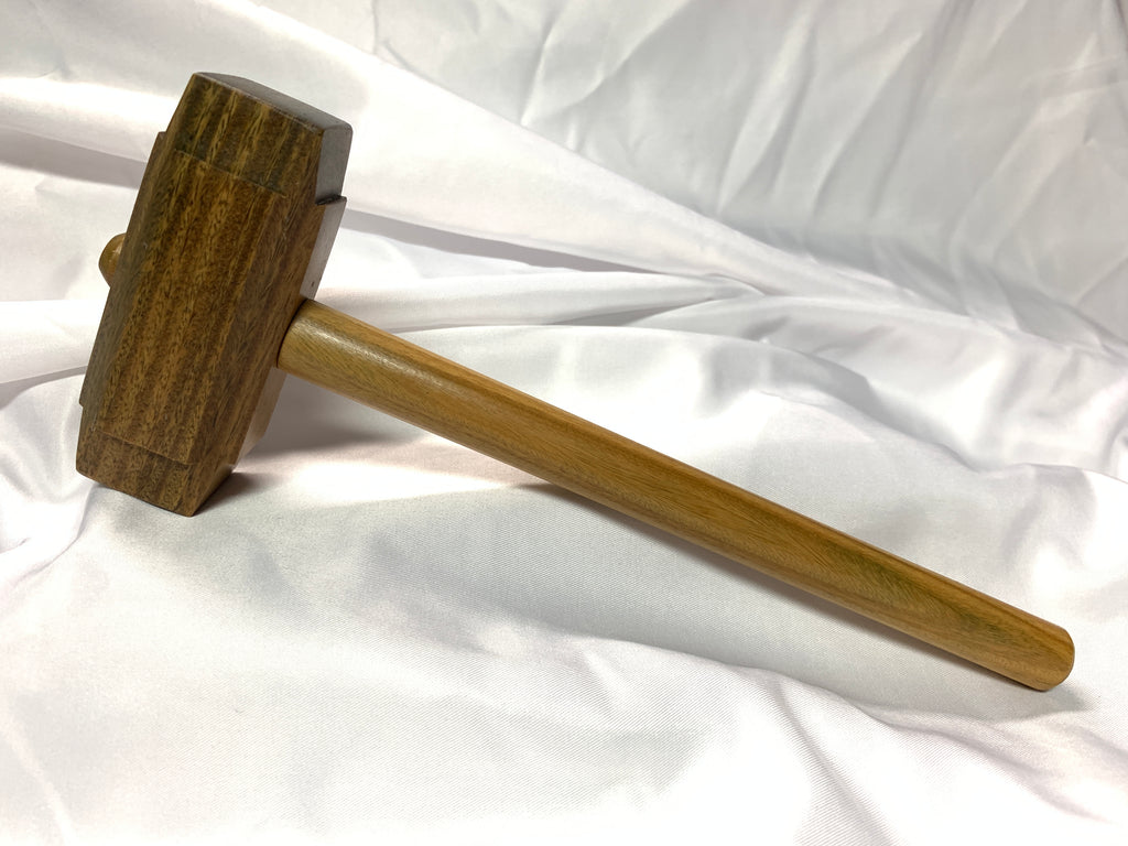 Thors Hammer Woodworking Mallet Lignum Vitae Head with Lignum Vitae Handle Kings Fine Woodworking