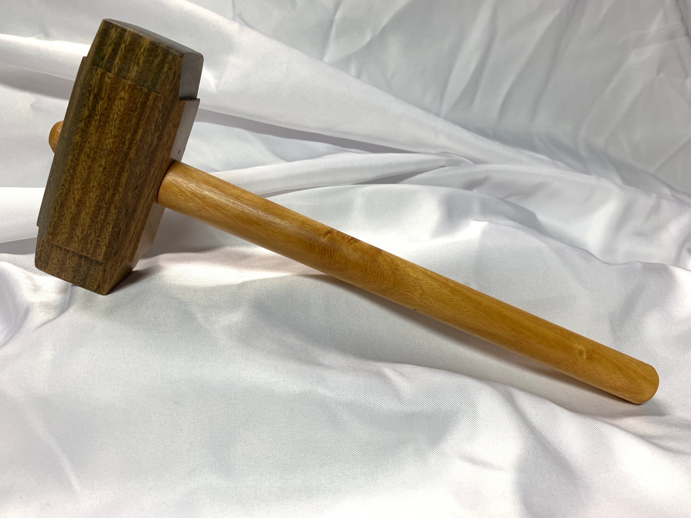 Thors Hammer Woodworking Mallet Lignum Vitae Head with Osage Orange Handle Kings Fine Woodworking