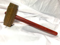 Load image into Gallery viewer, Thors Hammer Woodworking Mallet Lignum Vitae Head with Redheart Handle Kings Fine Woodworking
