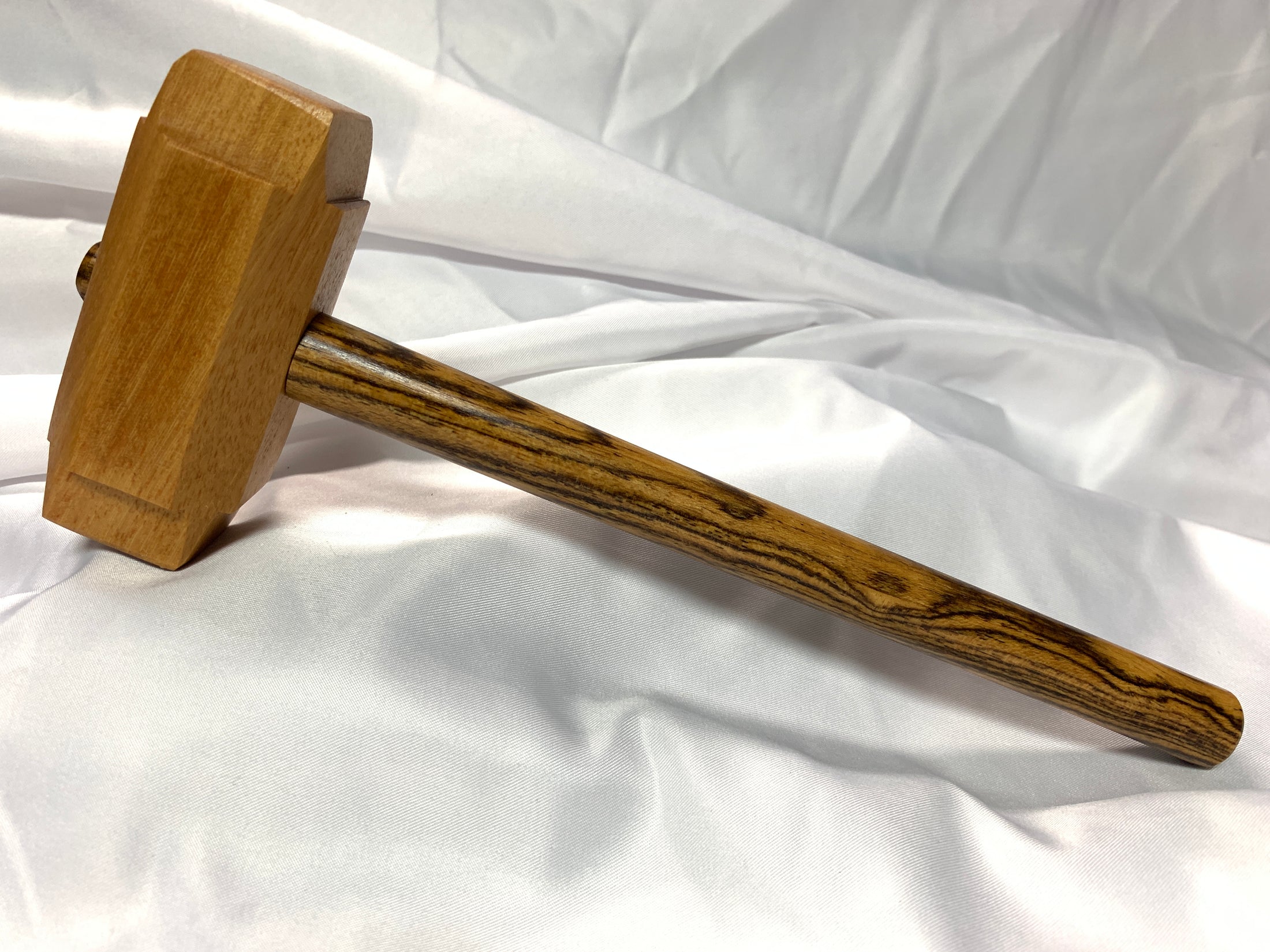 Thors Hammer Woodworking Mallet Osage Orange Head with Bocote Handle Kings Fine Woodworking