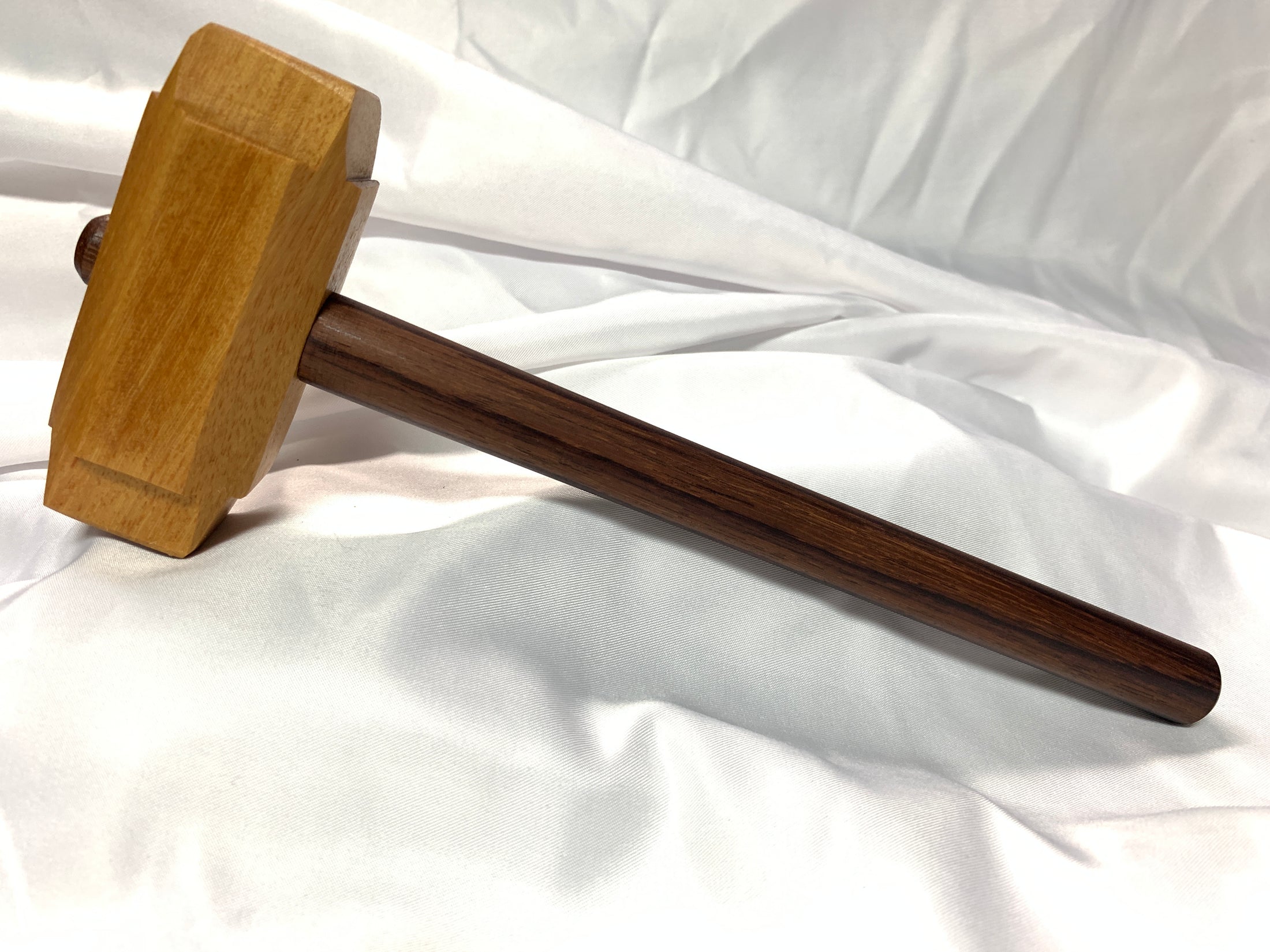 Thors Hammer Woodworking Mallet Osage Orange Head with East Indian Rosewood Handle Kings Fine Woodworking