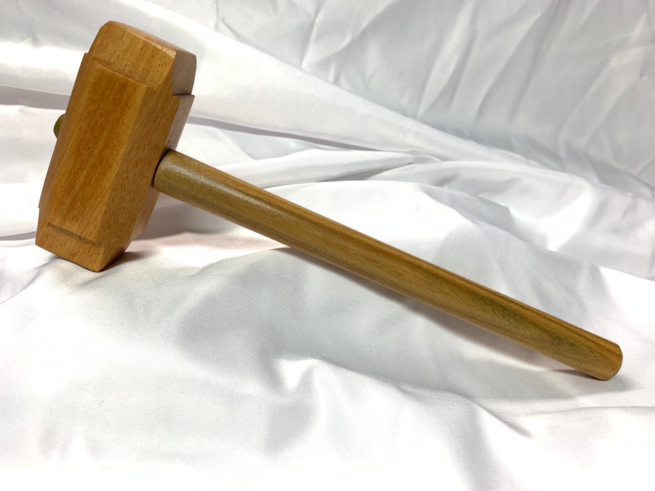 Thors Hammer Woodworking Mallet Osage Orange Head with Lignum Vitae Handle Kings Fine Woodworking